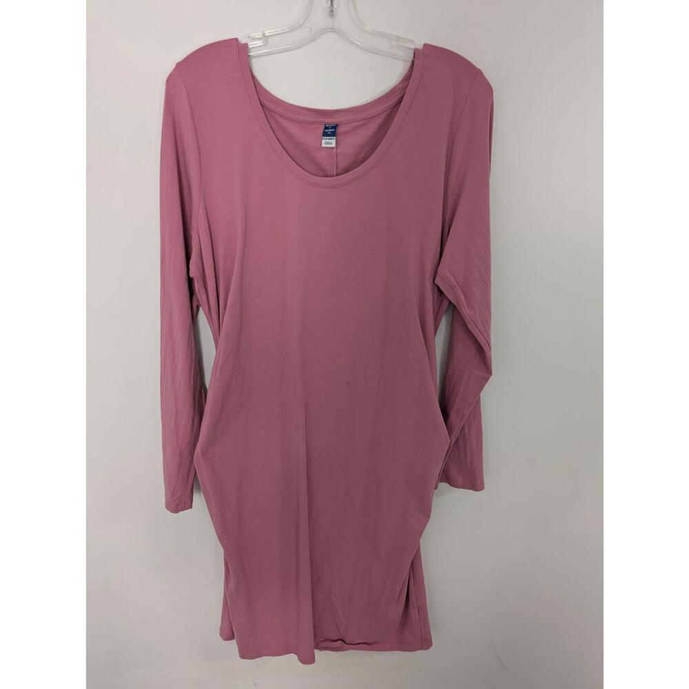 Old Navy Women's Maternity Pink Midi Dress Size Large